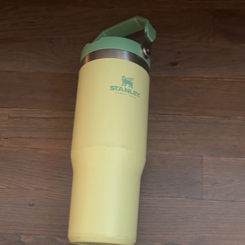 Stanley Classic Yellow Tumbler with Mint Green Lid
